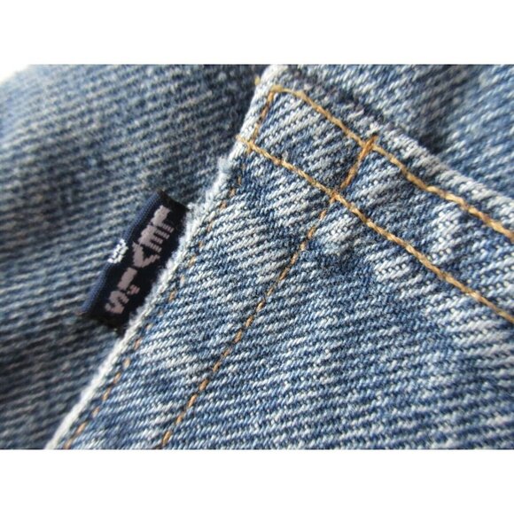 NWT Levi's Made & Crafted LMC 501 Taper Skinny in Pacific Blue Ripped Jeans 30 - Picture 8 of 10